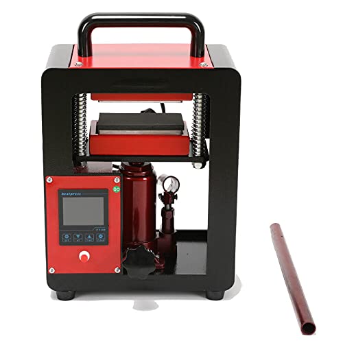 Simimasen RSAC007 5 Ton Hydraulic Heat Press Machine110V 900W Dual Plates Heating Presser 2.4 * 4.7 Inch Heat Press Plates Digital Display thumb #5