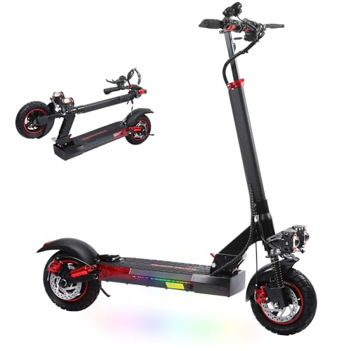 Patinete Electrico 10 Pulgadas Patinete Electrico 500W, Batería 48V 12,5Ah Patinete electrico Adultos, Alcance de 30 km, 3 Modos de Velocidad Patinete electricoS