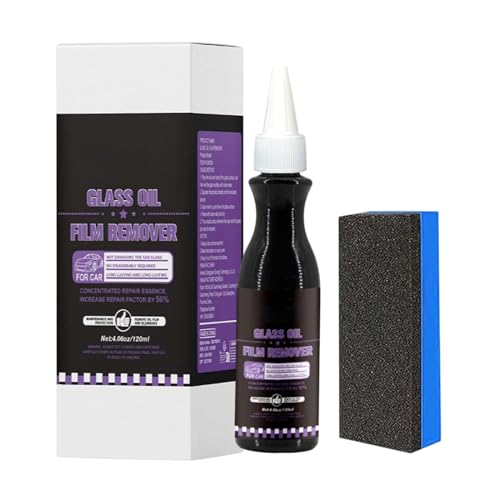 Crema Limpiadora De Película De - Limpiador De Película De Para Ventanas De Automóviles, Removedor De Película De Parabrisas | Limpiador De Vidrio Eficaz, Crema Removedora De Pelí
