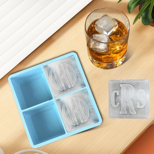 Molde personalizado para cubos de hielo de silicona 2 pulg miniatura 1