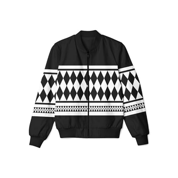 koverify Cotton Printed Regular Anime Zip Up High Neck Bomber Jackets for Men and Women-picture-16