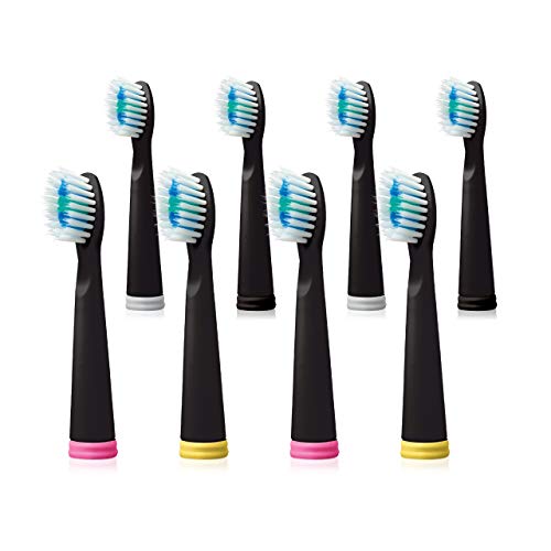 Sonic-FX Replacement Brush Heads Compatible with Sonic Electric Toothbrush - Soft, Extra Long