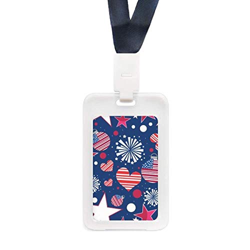 Porte-carte de crédit transparent drapeau américain pour vos festivals d'été
