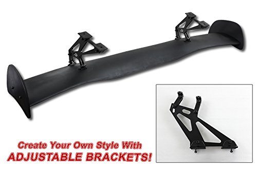 Hk5 57" Type-1 Primer Black Abs Gt Trunk Adjustable Bracket Spoiler Wing #TOP1