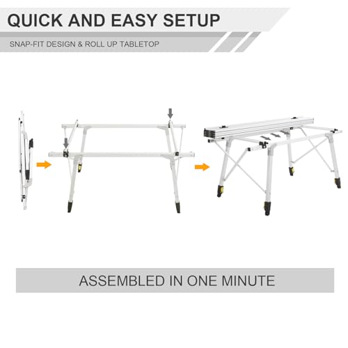Portal PR-TA-581 Outdoor Folding Portable Picnic Camping Table thumb #6