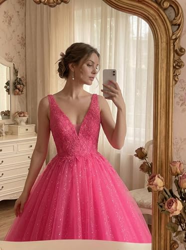 Image of Women's Beading Sweetheart Ball Gown Tulle Layed Long Quinceanera Dress