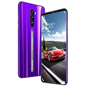 Rino3 Pro 5.8 inch Scherm Android Telefoon Water Drop Screen Smartphone Effen Kleur Paars EU Paars