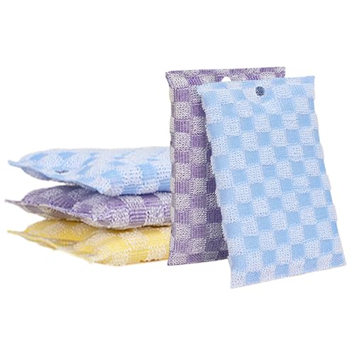 Cable de alambre Plumper - Paños para alambre | Toallas de limpieza milagrosa de alambre | Tela de esponja de alambre | Toallas de doble cara reutilizables, absorbentes de varios usos para estufa, mos