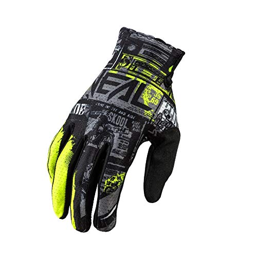 O'NEAL | Handschuh Fahrrad Motocross | MX MTB DH FR Downhill Freeride | Langlebige, flexible Materialien, belüftete Handoberseite | Matrix Glove | Erwachsene | Schwarz Neon-Gelb | Größe S