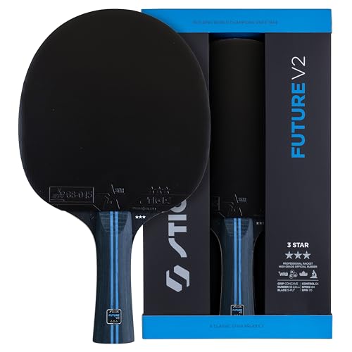 Raquette tennis de table STIGA Future V2 offensive à manche concave pour un maximum de contrôle