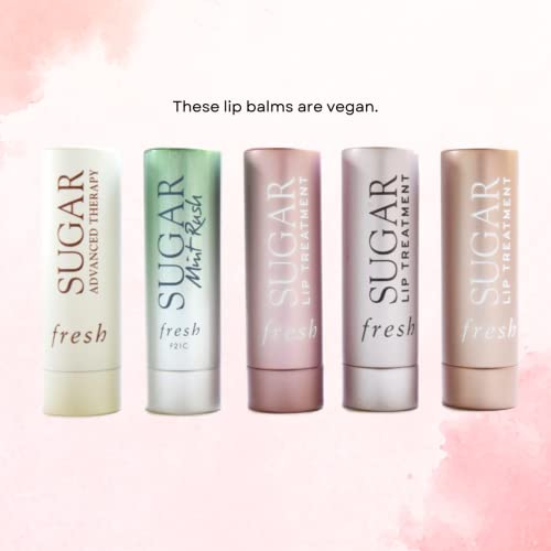 Fresh Sugar Collection Lip Care Set:: Mint Rush Freshening Lip Treatment, Advanced Therapy Treatment Lip Balm, And 3 Sugar Lip Balms In Rose, Honey, And Petal #TOP5