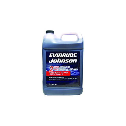 Evinrude Johnson 2-Stroke Temps Outboard Oil TC-W3 Mineral Formula