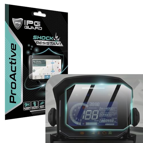 IPG Proactive Compatible with Honda Motorcycle Instrument Cluster Speedometer 9H Screen Protector Nano Ceramic Film Ultra Responsive High Clarity Smudge Guard (2022-2025 ADV350 / ADV160)