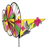 Premier Kites Triple Spinner Hummingbird – Eye-Catching Garden Spinner with...