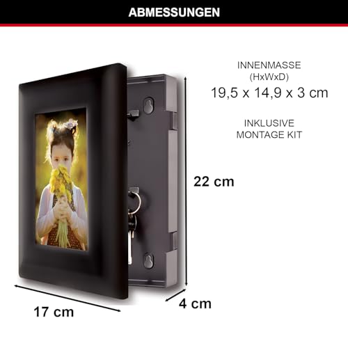 Master Lock 5451EURD Schlüsselkasten mit Fotorahmen