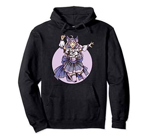 Anime Cat Cute Kawaii Japanese Girl Artist - Japan Sudadera con Capucha