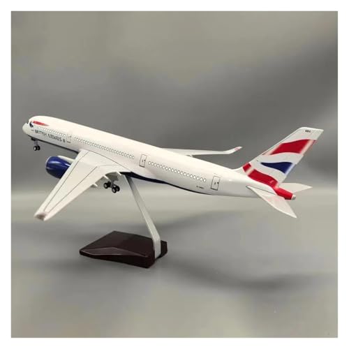 Avión Airbus A350 en resina a escala 1:130 con LED 5