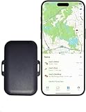 10 or 1 Year Long Life Battery GPS Tracker, find car in parking lot, no Subscription for Vehicles car ebike Truck Luggage School Bag Asset(10 year, android)
