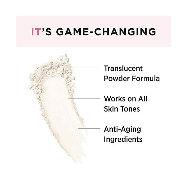 IT Cosmetics Bye Bye Pores â Poreless Finish Loose Setting Powder Makeup â Translucent Blurring Powder for All Skin Tones â Face Powder with Peptides, Silk, Collagen & Antioxidants â 0.23 oz