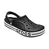Crocs Bayaband Clogs, Unisex Clogs, Lightweight and Secure Fit Black/White Size 8 UK Men/ 9 UK Women #5