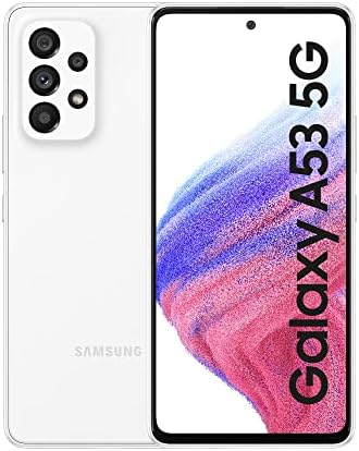 Samsung Galaxy A53 5G Mobile Phone SIM Free Android Smartphone 128 GB Peach 3 Year Warranty UK Version