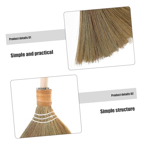 Kisangel Besen für Stroh mit Abnehmbarem Griff Leicht und Handlich für Lernzwecke Fördert Sauberkeit und Verantwortungsbewusstsein im Haushalt – Bild 8