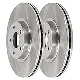 AutoShack Front Brake Rotors | Replacement For 2012-2018 Ford Focus 2013-2018 C-Max 1.0L 2.0L FWD | 2-PC Set