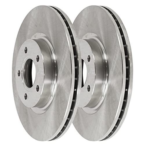 AutoShack Front Brake Rotors | Replacement For 2012-2018 Ford Focus 2013-2018 C-Max 1.0L 2.0L FWD | 2-PC Set