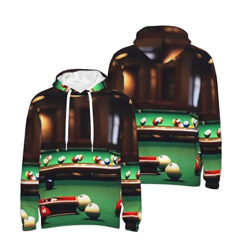 Sweat à capuche billard imprimé graphique original avec coupe ample - 6