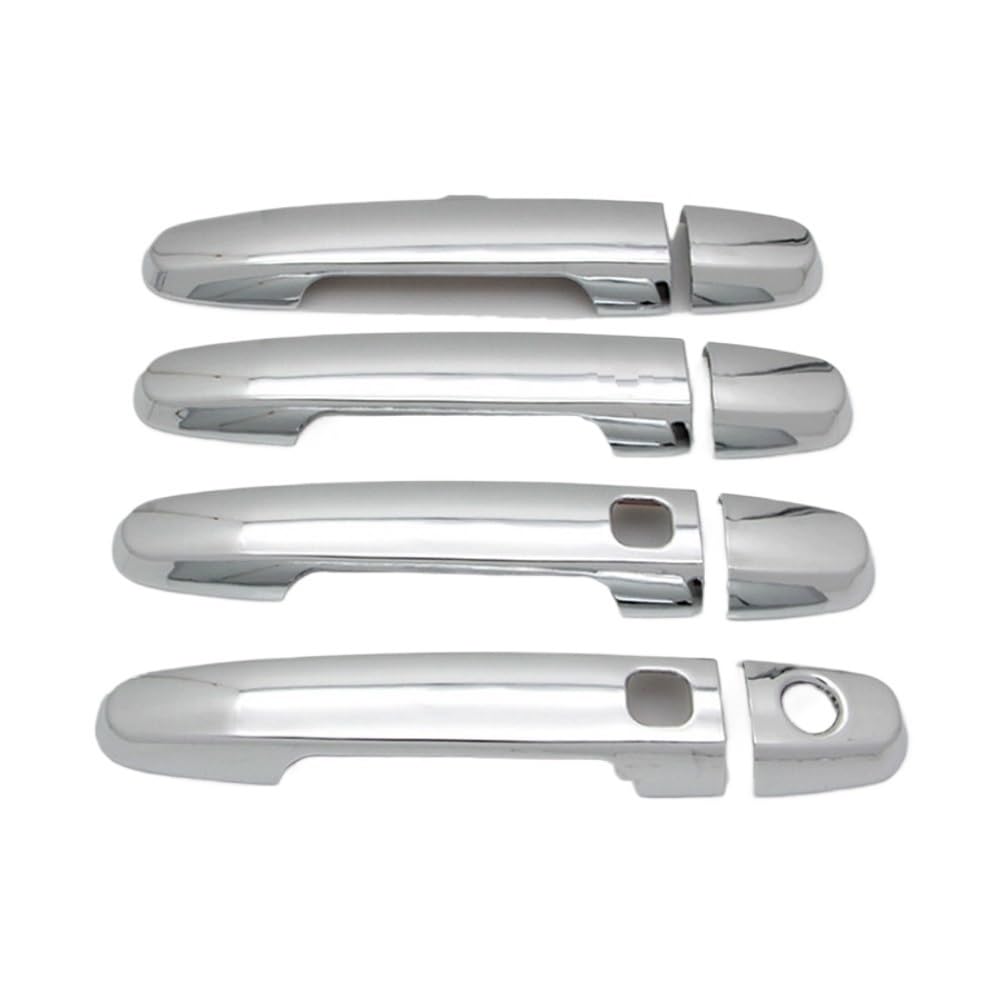 Gteew Siver 2 Buttons Side Outer Door Handle For Corolla For Axio For Altis 2008 2009 2011 2012 2013 Car Door Handle Cover Trim Styling Accessories