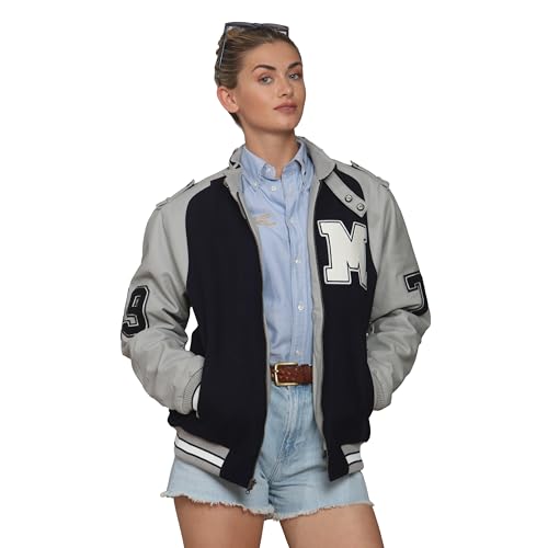美品　Theory Varsity JKT P グレー BHJ-03 Pleather Jacket – Urban Fitz Inc.