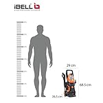 iBELL WIND55 Universal Motor 1600 W 130bar 7L/Min Flow High Pressure Washer for Cars/Bikes & Home Cleaning Purpose…