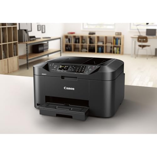 Image of Canon MAXIFY MB2120 Wireless Home Office All-in-One Inkjet Printer for Home Office, Small Business, Labels and Efficient Wireless Printing (0959C002) + Printer Cable + Cleaning Kit + More (7pc Bundle)