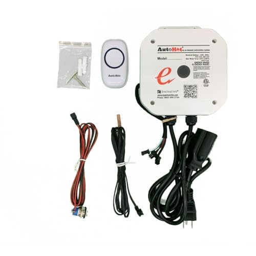 AUTOHOT DR000A On-Demand Hot Water Recirculation Pump System Electric Controller for Hardwired or Wireless Push Button Activation – Efficient Home Solution for Fast, Controlled Hot Water Delivery