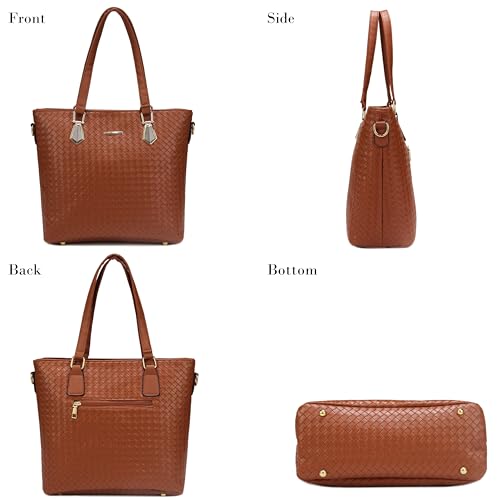Image of OTMIPIML Purses and Handbags for Women Synthetic Leather Tote Crossbody Bags Satchel Purses Set 6pcs | Set