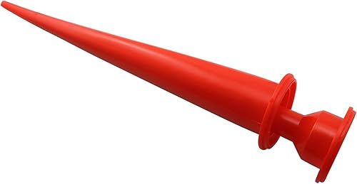 Miniatura 5 de LQ Industrial Boquilla de calafateo de 2 piezas, boquilla de calafateo de 11.8 in, extensión de repuesto, color rojo