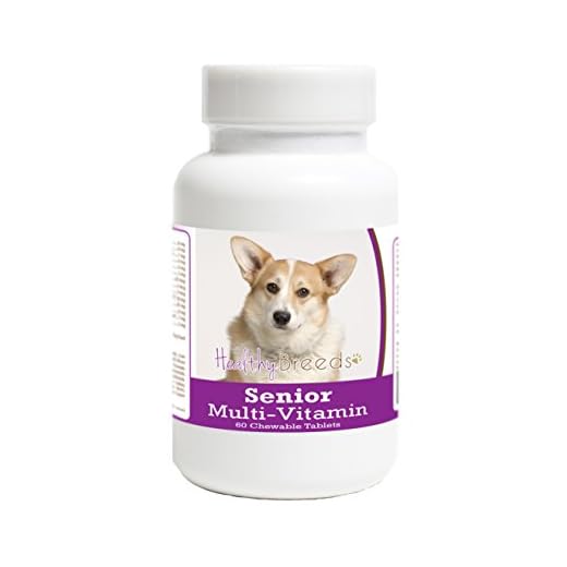 Healthy Breeds Cardigan Welsh Corgi Senior Dog Multivitamin Tablets 60 Count