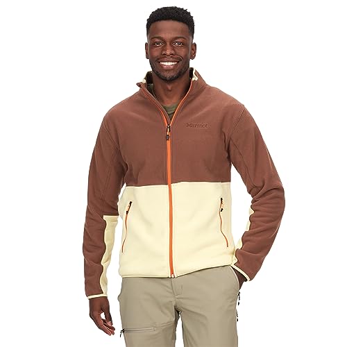Image of MARMOT Men's Rocklin Full-Zip Jacket - Classic, Warm, Lightweight 100-Weight Fleece Layer