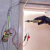 Klein Tools VDV500-123 | Leitungssuchsonde | Wire Tracer mit LED-Arbeitslicht | Für Ethernet, Telefon (RJ11/RJ12), Netzwerk (RJ45), Koaxial-, Lautsprecher- und Datenkabel – Ansicht 4