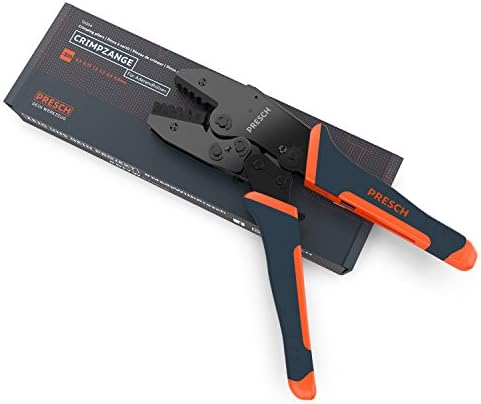 Presch Ferrule Crimp Tool - Crimping Tool - Heavy Duty Ratchet Crimping Tools for Wire End Bootlace Ferrules - End Terminal Crimper