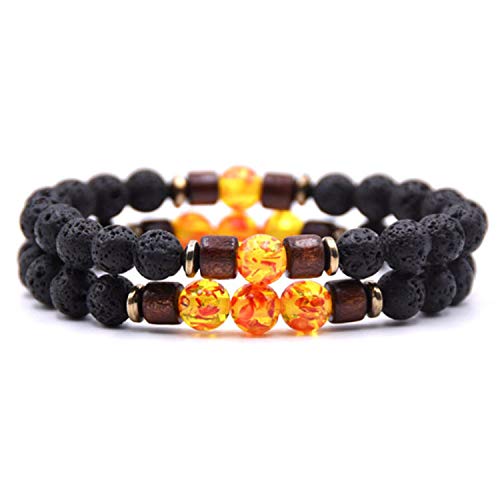 Bracelet en pierre naturelle de 8 mm, le cadeau idéal pour homme moderne