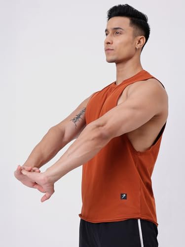 Image of FUAARK Men's Cotton Sleeveless Tank Tops Gym Vest for Mens