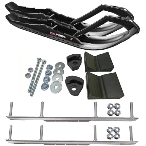 C&A Pro Black TMX Snowmobile Skis w/ 6