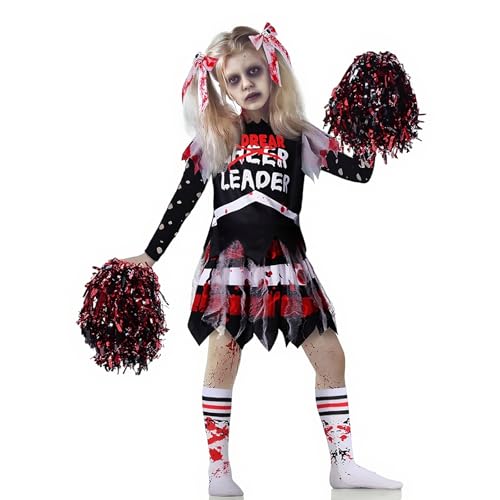 Disfraz de Animadora Zombie para Niñas miniatura 4