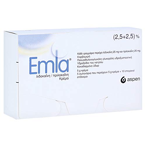 EMLA Creme + 12 Tegaderm Pflaster 5X5 g