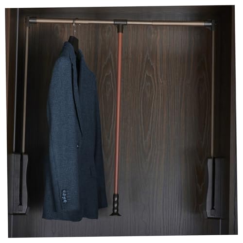 Tringle de penderie élévatrice pour simplifier le rangement du dressing