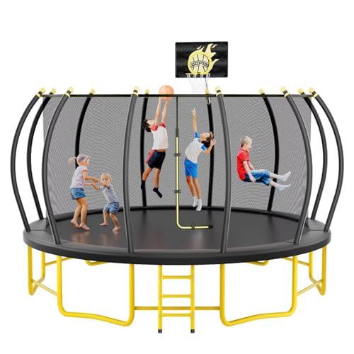 Pumpkin 16FT Trampoline with Hoop