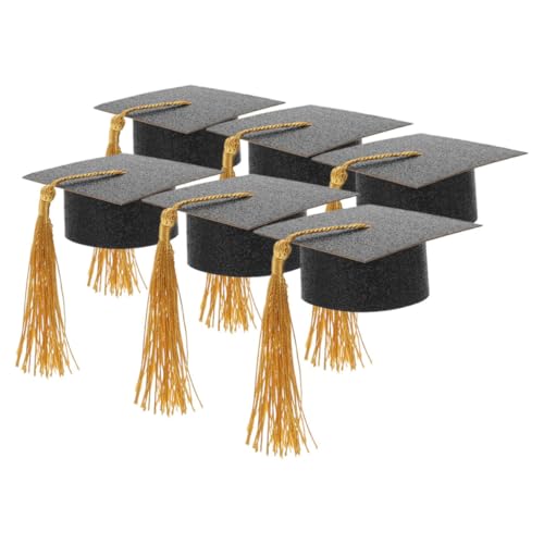 CONGARTENO 6pièces Couvre-gobelet De Remise De Diplôme Décorations De Chapeau Couvre Fête Lot