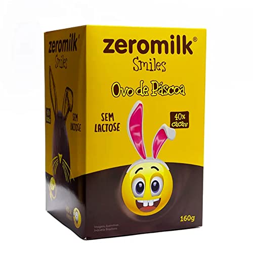 Ovo de Páscoa Smiles 40% Cacau sem Lactose 160g - Zeromilk