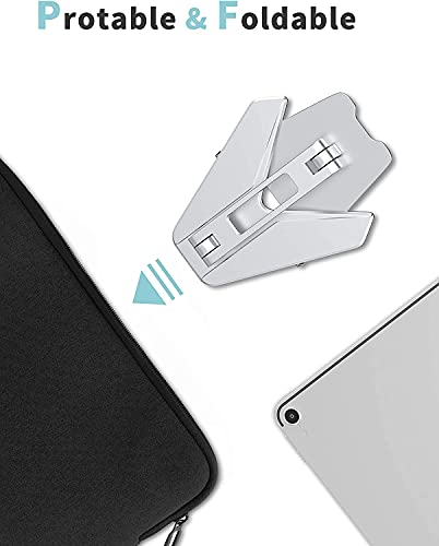 Image of Urban Kings Cell Phone Stand, Aluminum Desktop Phone Holder, Adjustable Mobile Phone Stand Cradles Compatible for All Smart Phones /iPhone /iPad /Kindle /Tablet (Silver)
